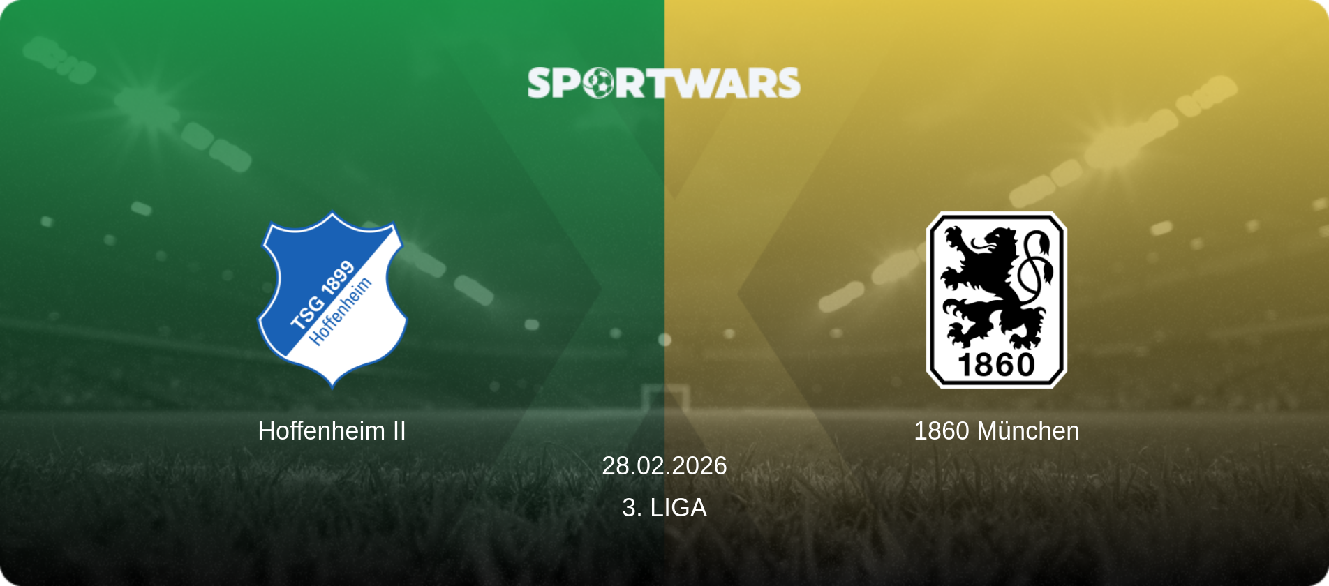 Hoffenheim II — 1860 München, 28.02.2026 — 3. Liga (match preview)