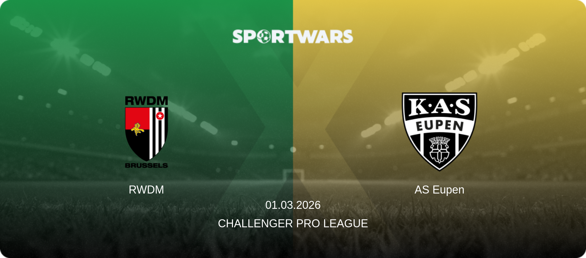 RWDM — AS Eupen, 01.03.2026 — Challenger Pro League (match preview)