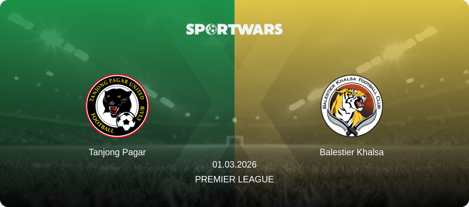 Tanjong Pagar — Balestier Khalsa, 01.03.2026 — Premier League (match preview)