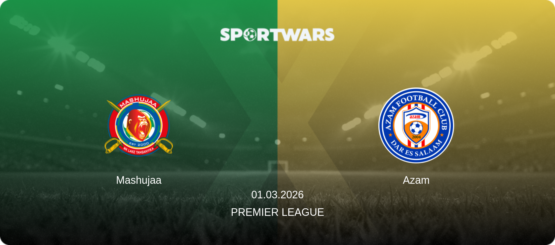 Mashujaa — Azam, 01.03.2026 — Premier League (match preview)