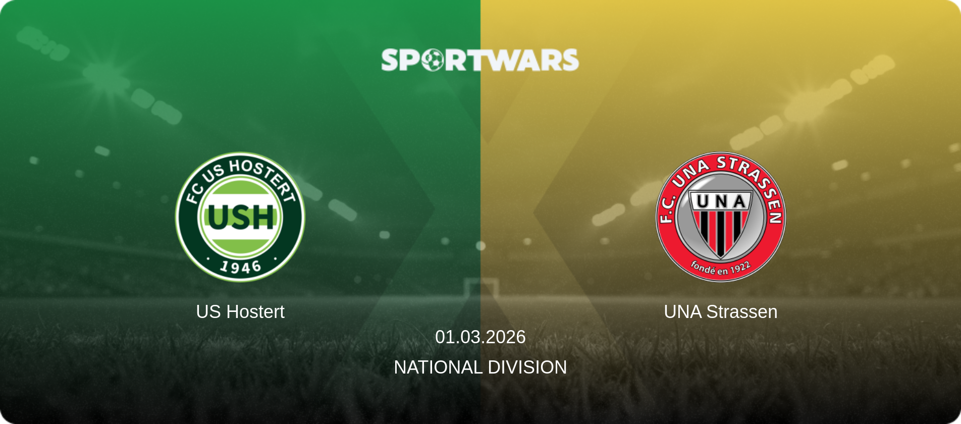 US Hostert — UNA Strassen, 01.03.2026 — National Division (match preview)