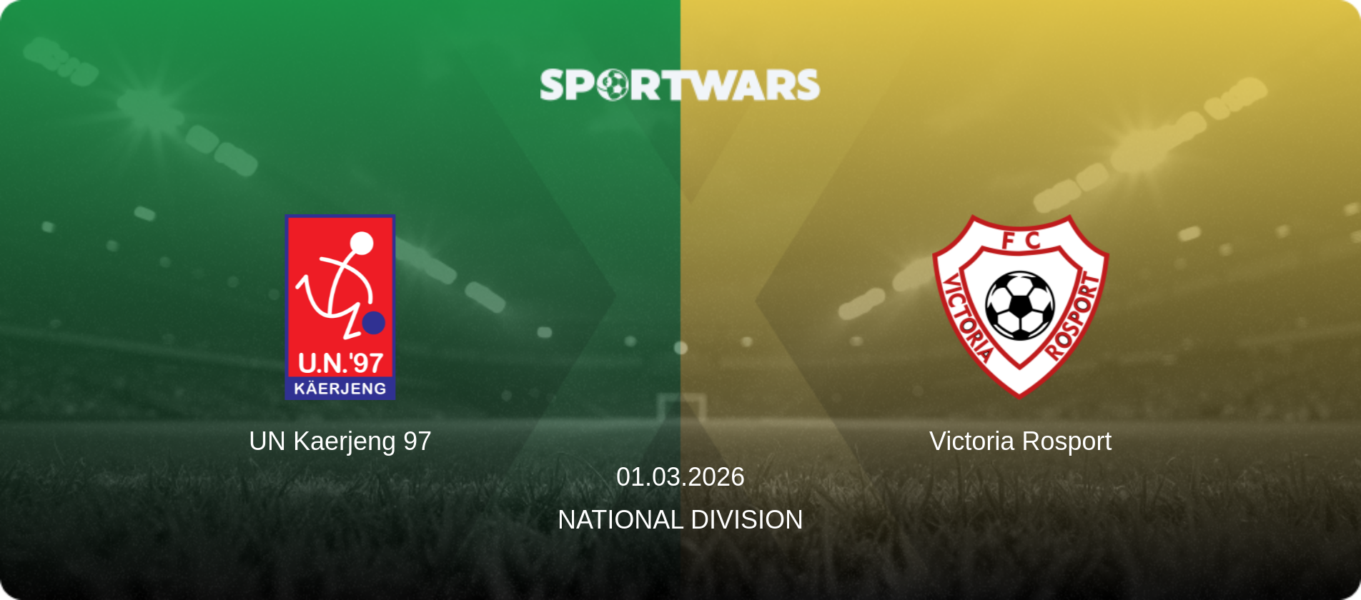 UN Kaerjeng 97 — Victoria Rosport, 01.03.2026 — National Division (match preview)