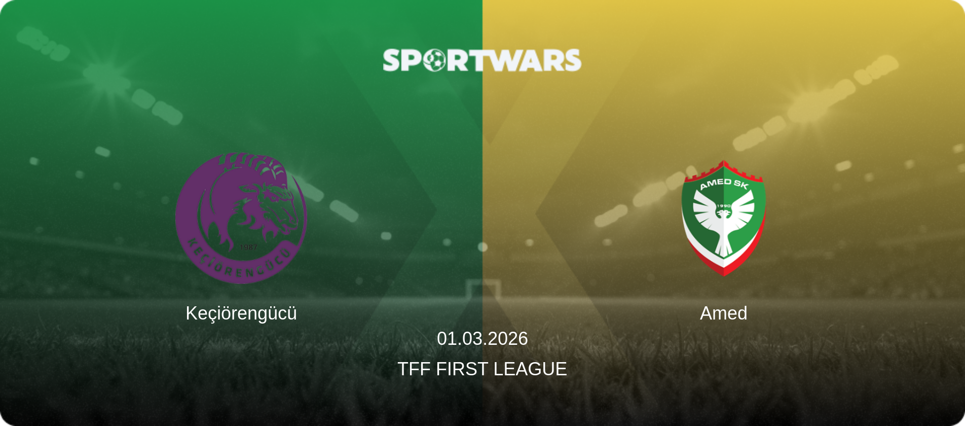 Keçiörengücü — Amed, 01.03.2026 — TFF First League (match preview)