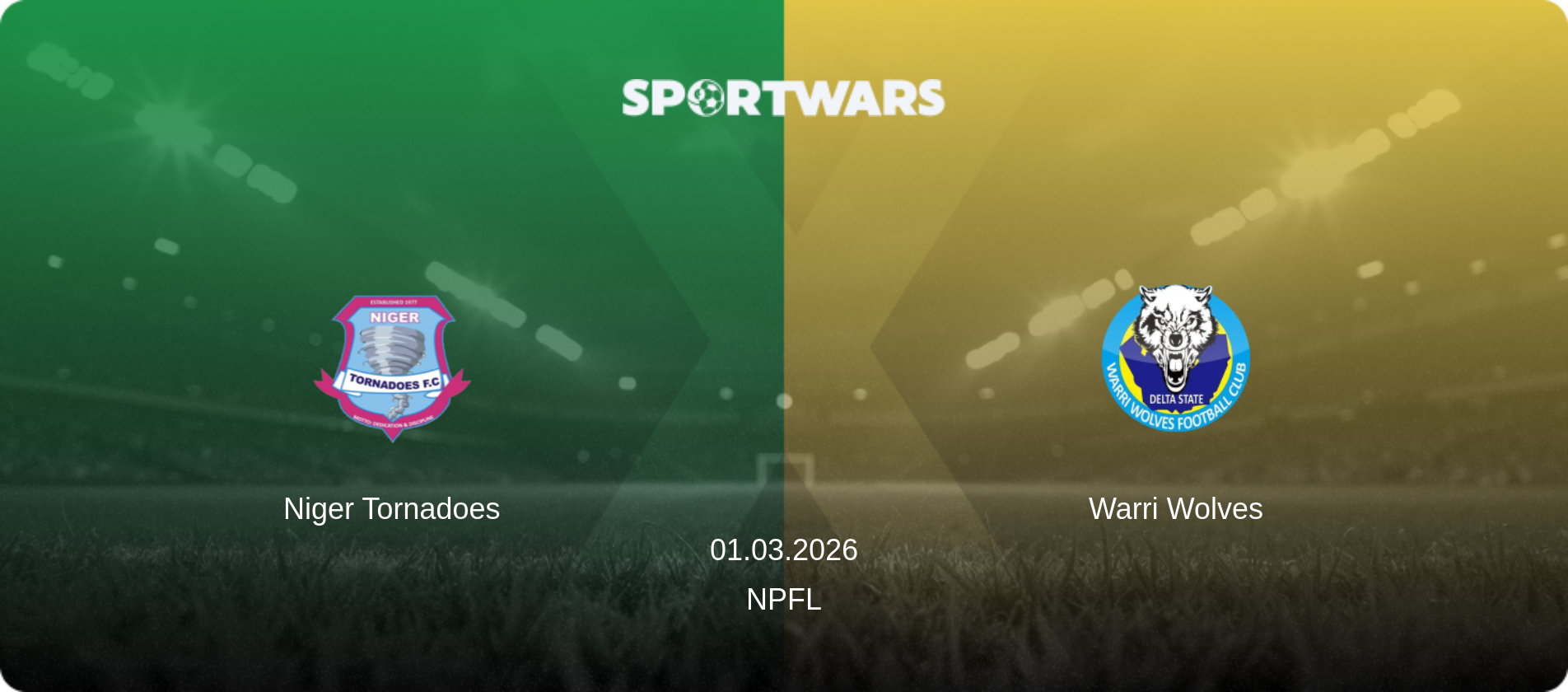 Niger Tornadoes — Warri Wolves, 01.03.2026 — NPFL (match preview)