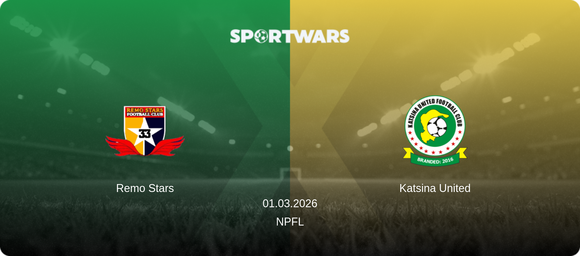 Remo Stars — Katsina United, 01.03.2026 — NPFL (match preview)