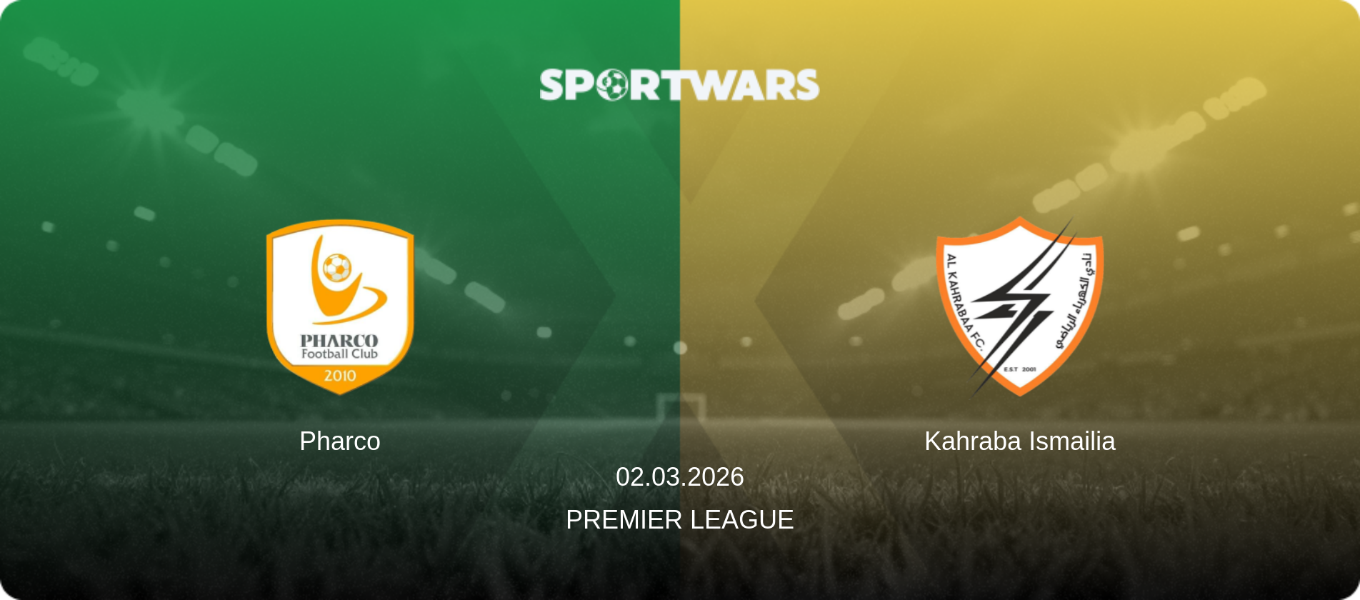 Pharco — Kahraba Ismailia, 02.03.2026 — Premier League (match preview)