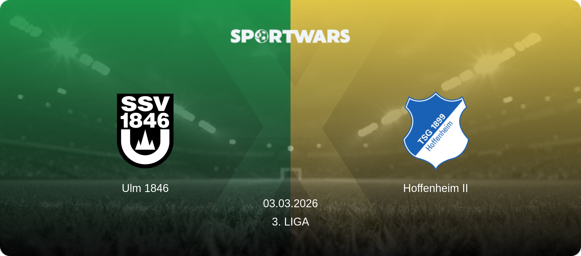 Ulm 1846 — Hoffenheim II, 03.03.2026 — 3. Liga (match preview)