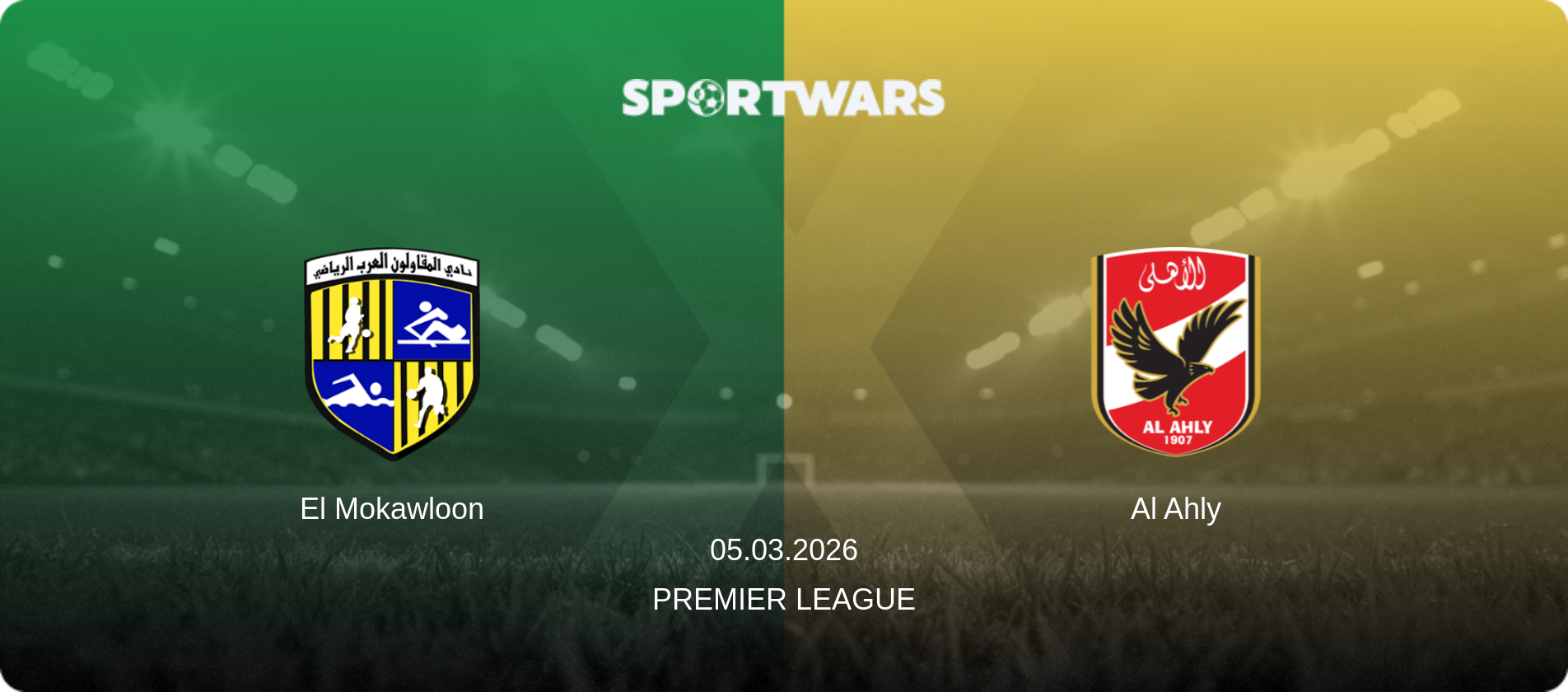 El Mokawloon — Al Ahly, 05.03.2026 — Premier League (match preview)