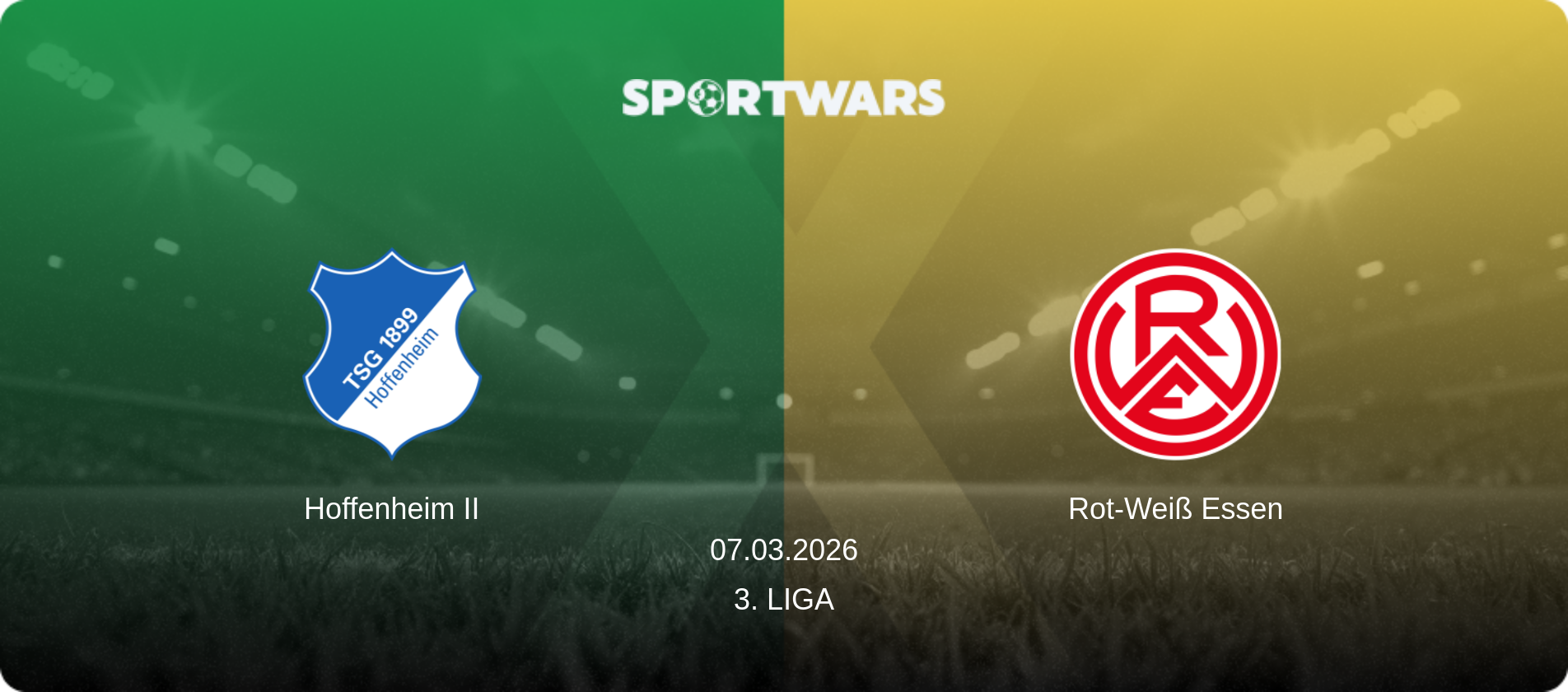 Hoffenheim II — Rot-Weiß Essen, 07.03.2026 — 3. Liga (match preview)