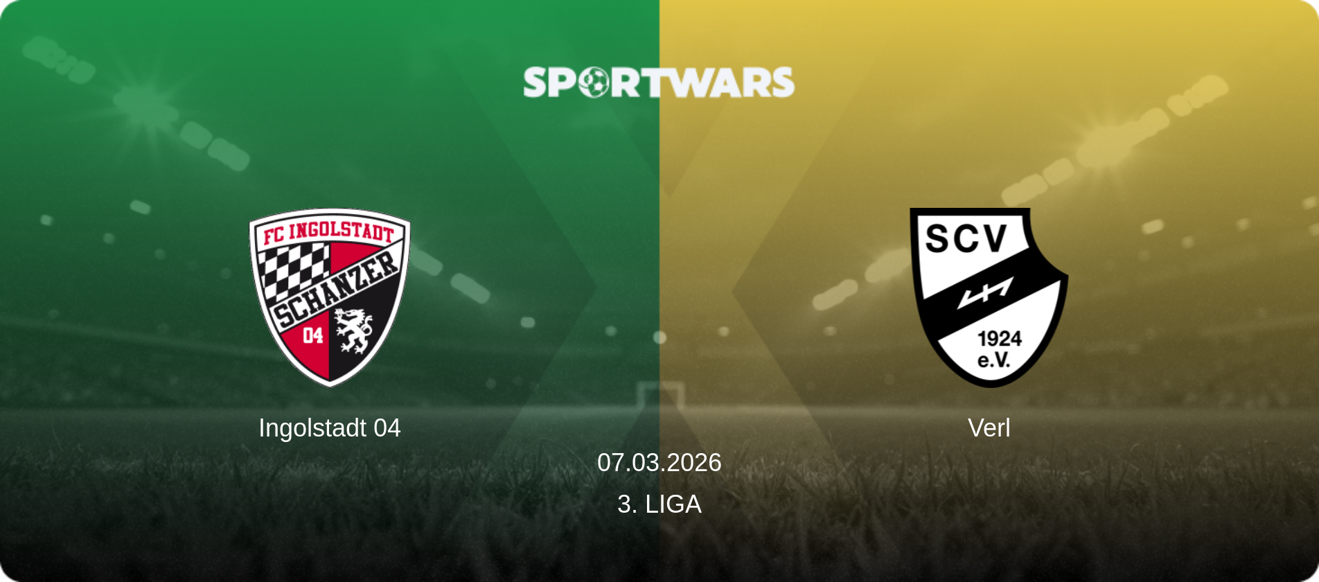 Ingolstadt 04 — Verl, 07.03.2026 — 3. Liga (match preview)