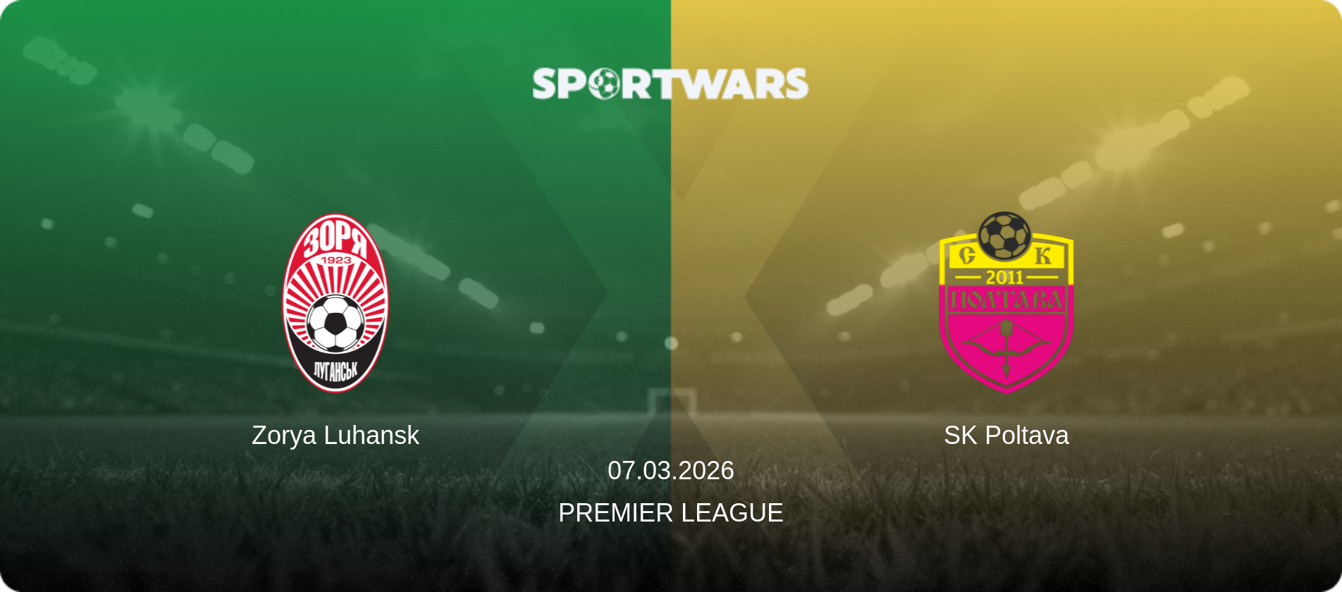 Zorya Luhansk — SK Poltava, 07.03.2026 — Premier League (match preview)