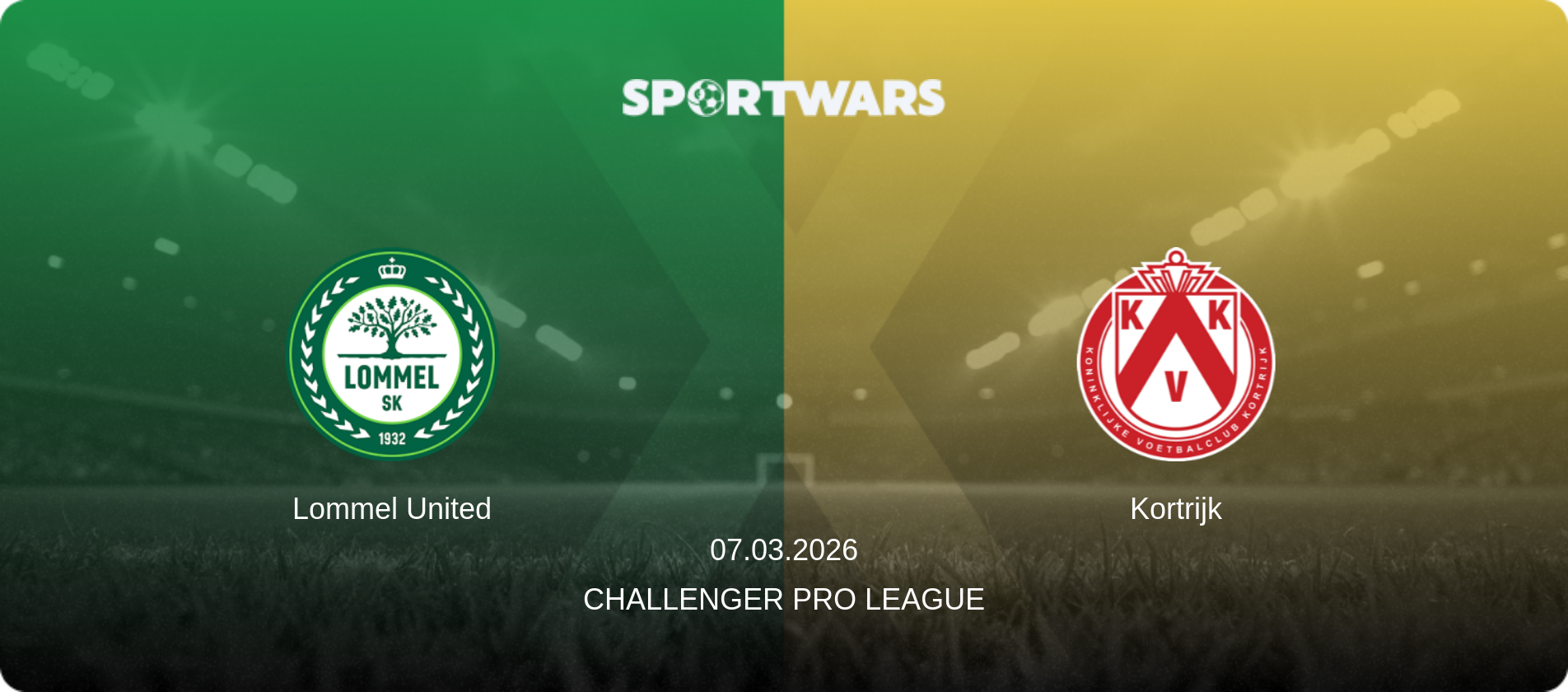 Lommel United — Kortrijk, 07.03.2026 — Challenger Pro League (match preview)
