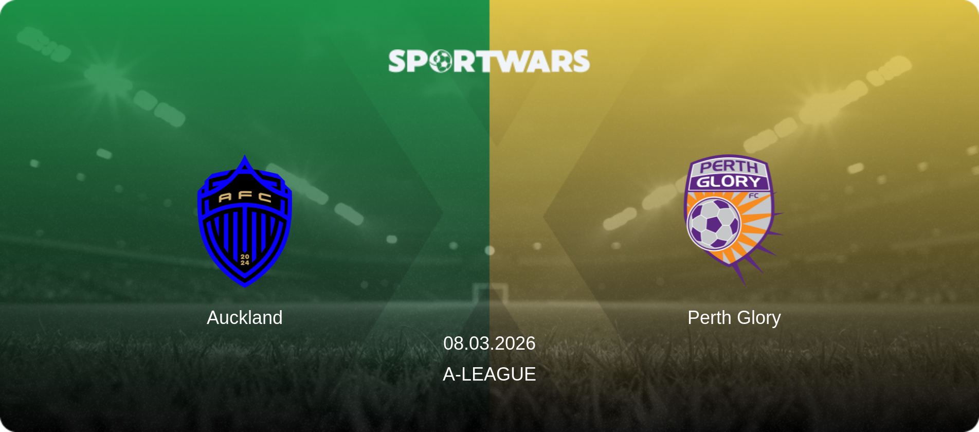 Auckland — Perth Glory, 08.03.2026 — A-League (match preview)