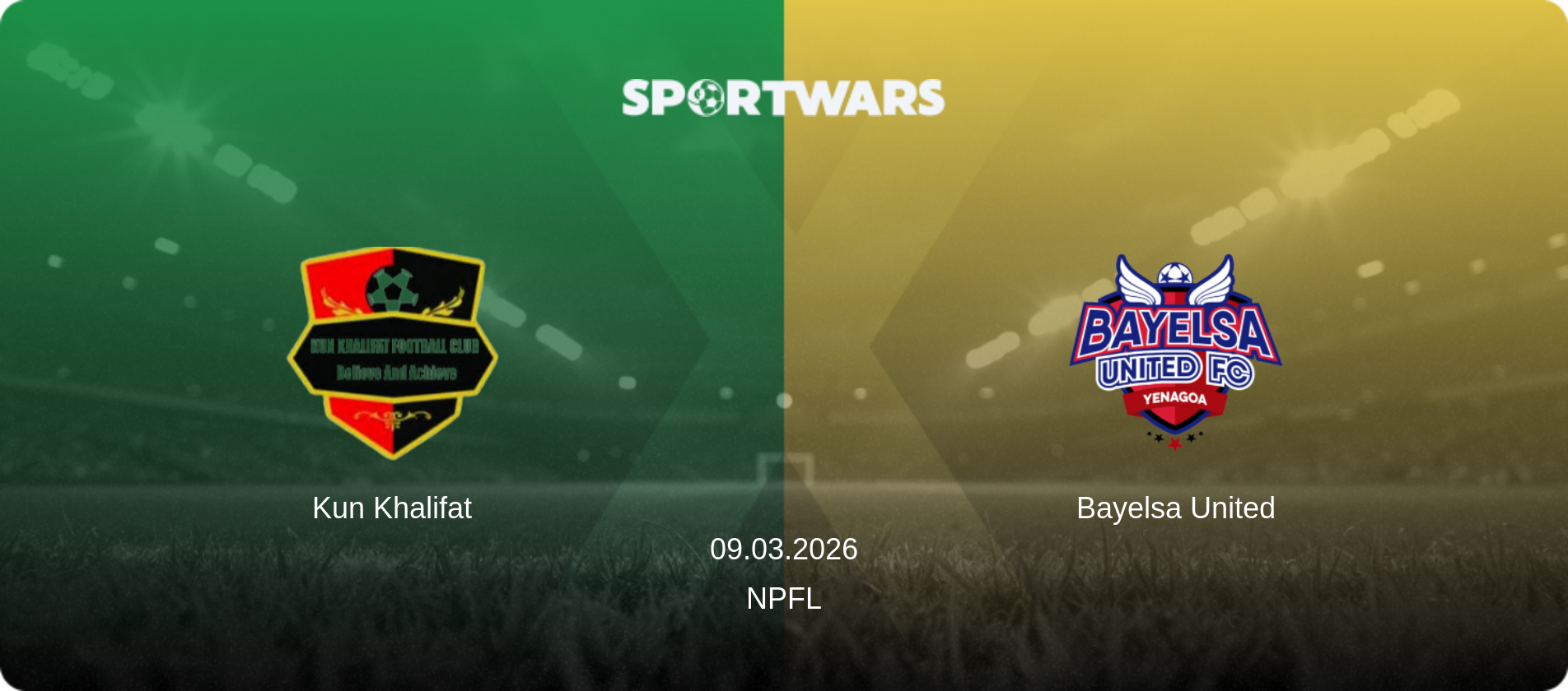 Kun Khalifat — Bayelsa United, 09.03.2026 — NPFL (match preview)