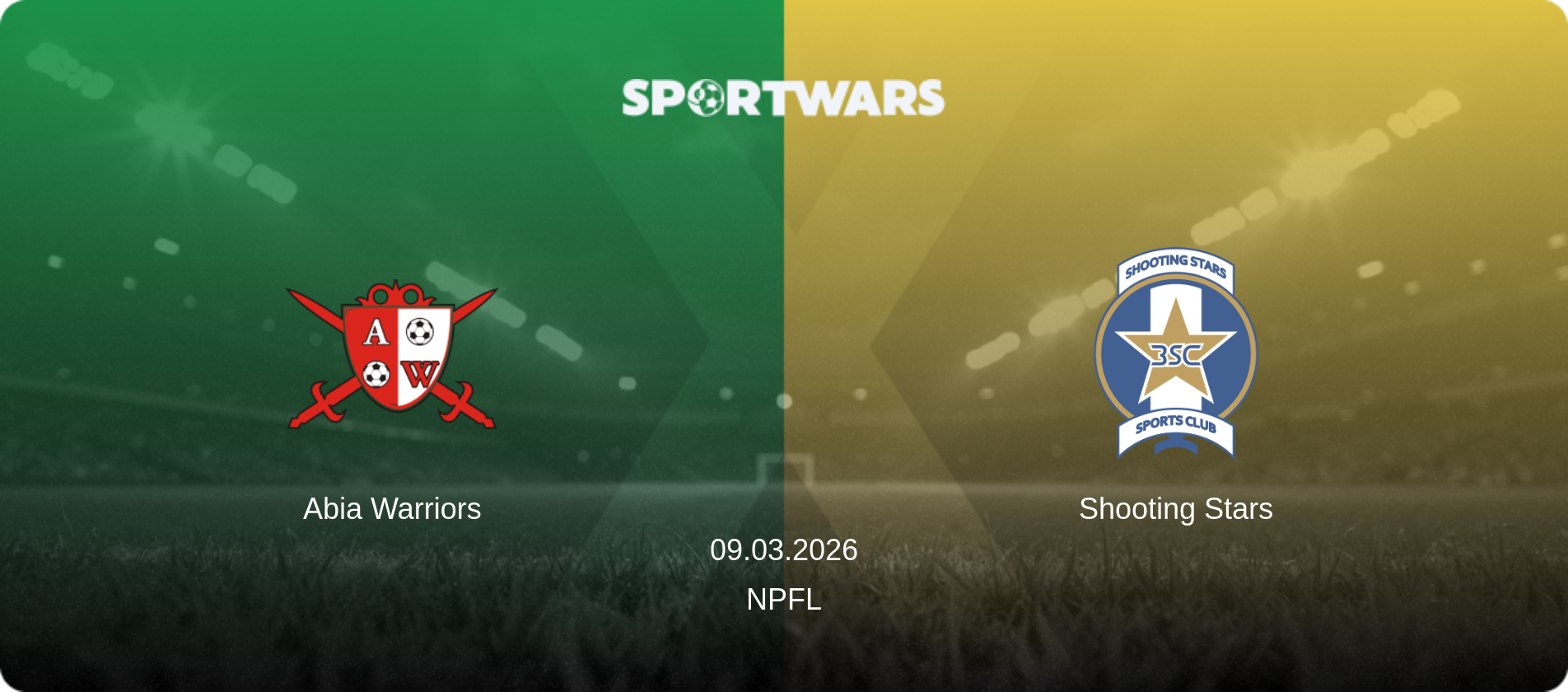 Abia Warriors — Shooting Stars, 09.03.2026 — NPFL (match preview)