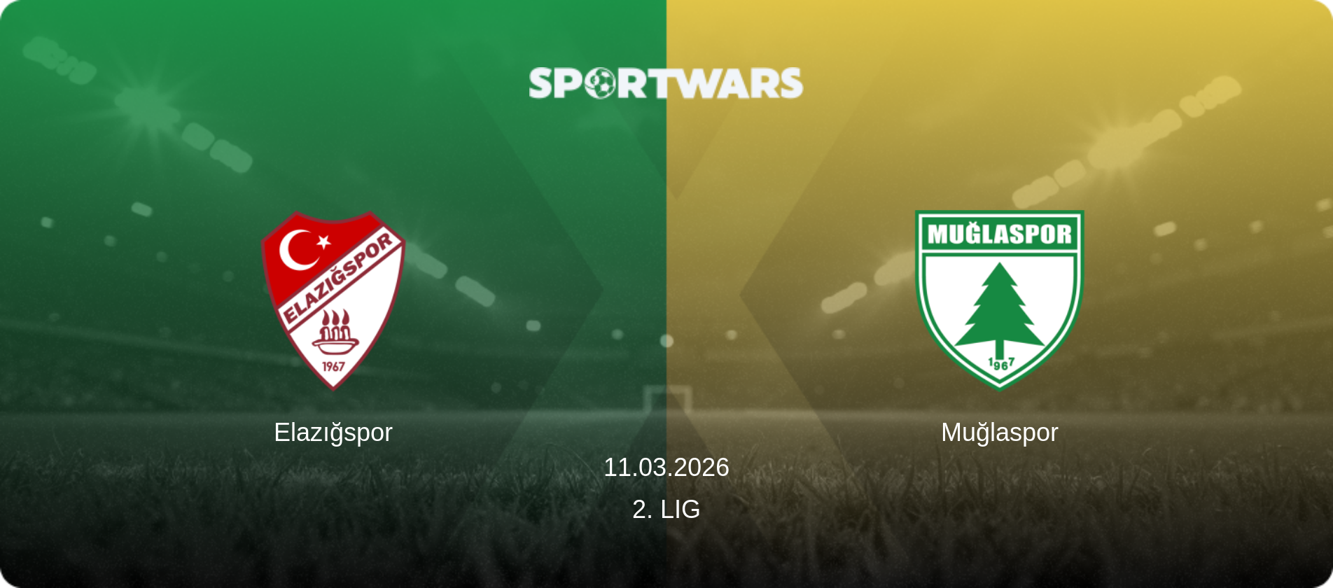 Elazığspor — Muğlaspor, 11.03.2026 — 2. Lig (match preview)