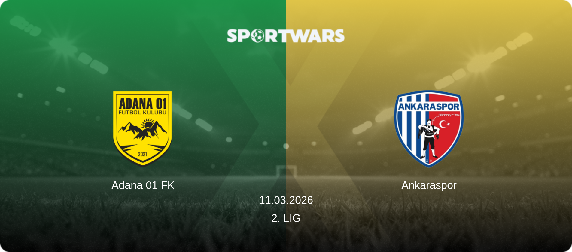 Adana 01 FK — Ankaraspor, 11.03.2026 — 2. Lig (match preview)
