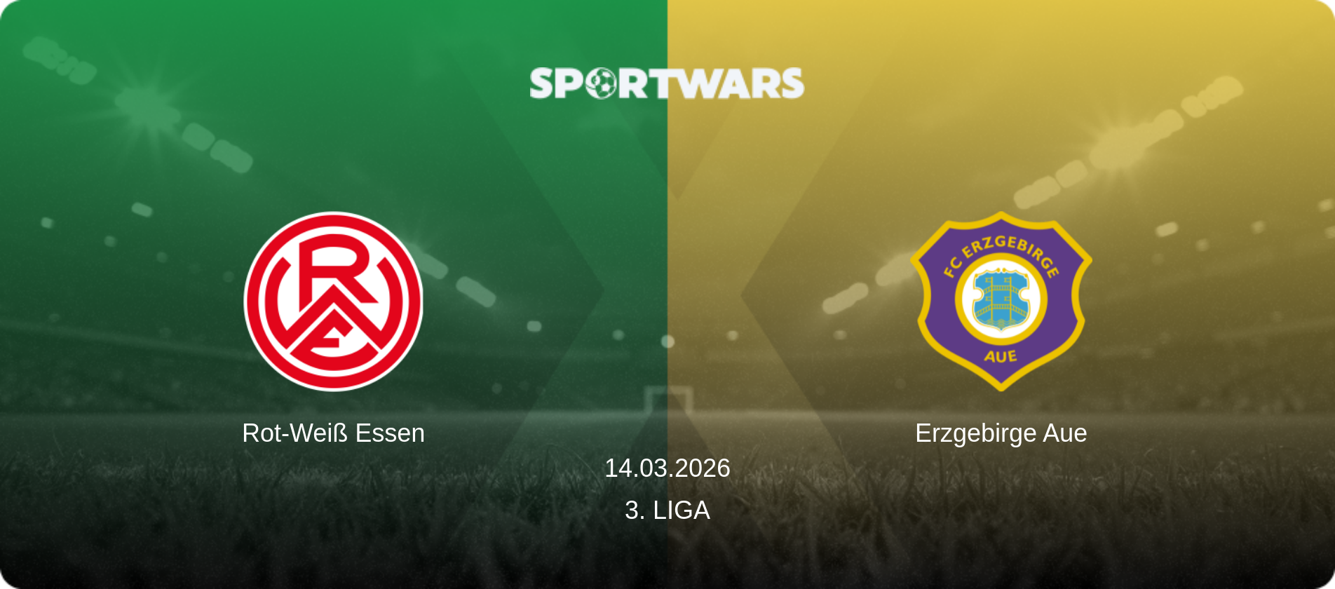 Rot-Weiß Essen — Erzgebirge Aue, 14.03.2026 — 3. Liga (match preview)