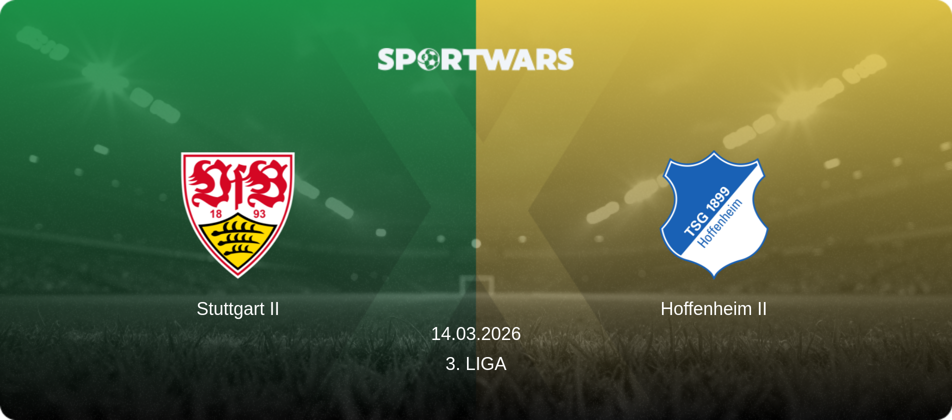 Stuttgart II — Hoffenheim II, 14.03.2026 — 3. Liga (match preview)