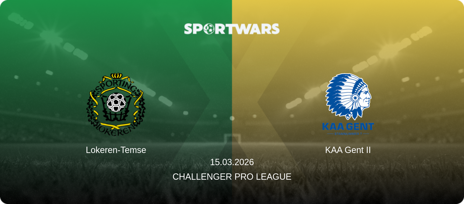 Lokeren-Temse — KAA Gent II, 15.03.2026 — Challenger Pro League (match preview)