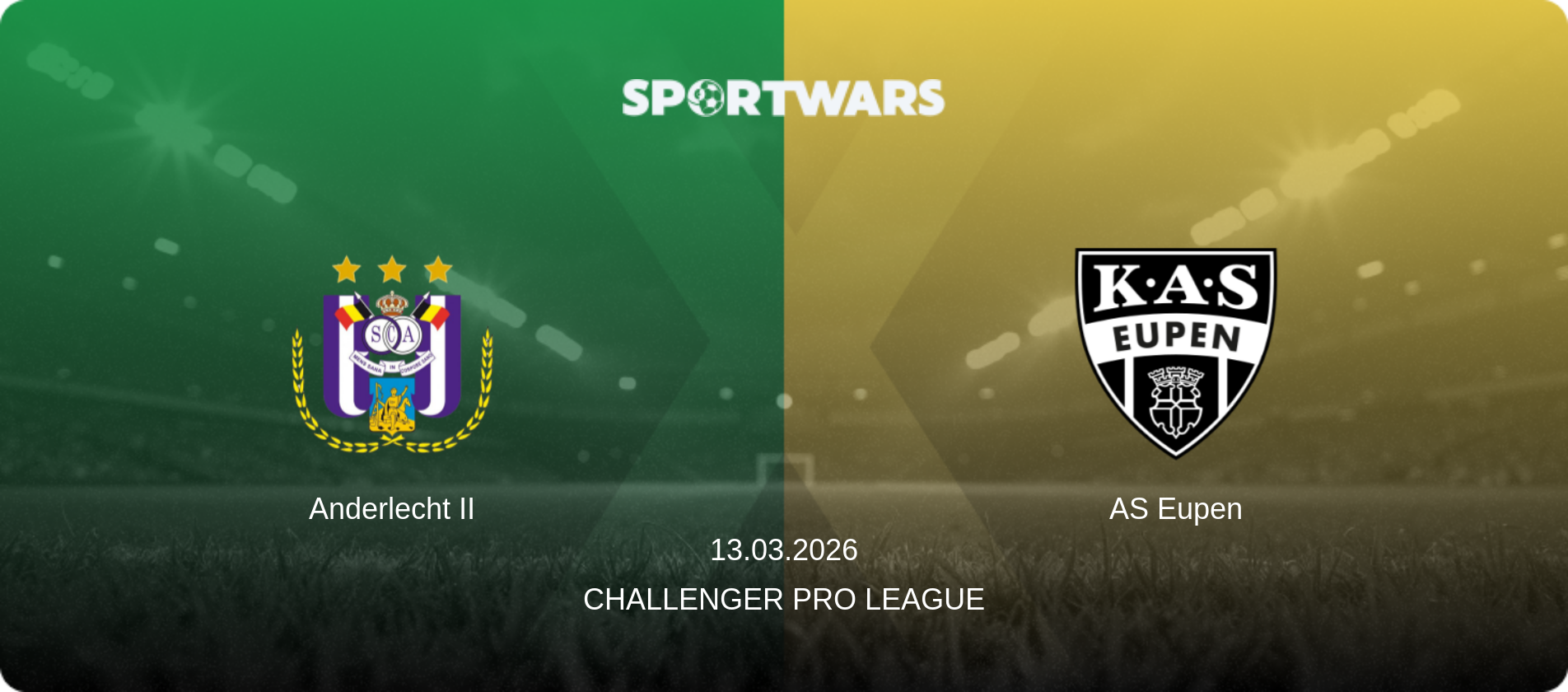 Anderlecht II — AS Eupen, 13.03.2026 — Challenger Pro League (match preview)