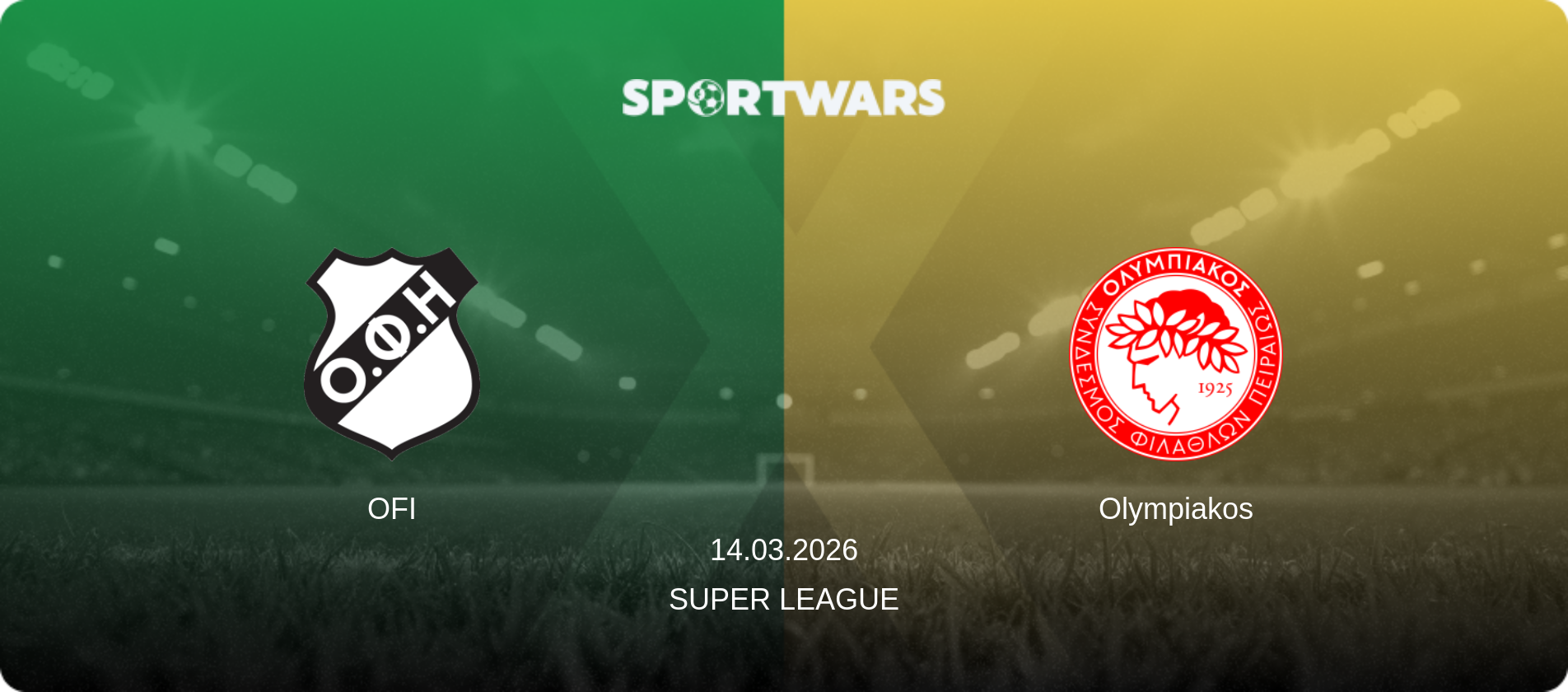 OFI — Olympiakos, 14.03.2026 — Super League (match preview)