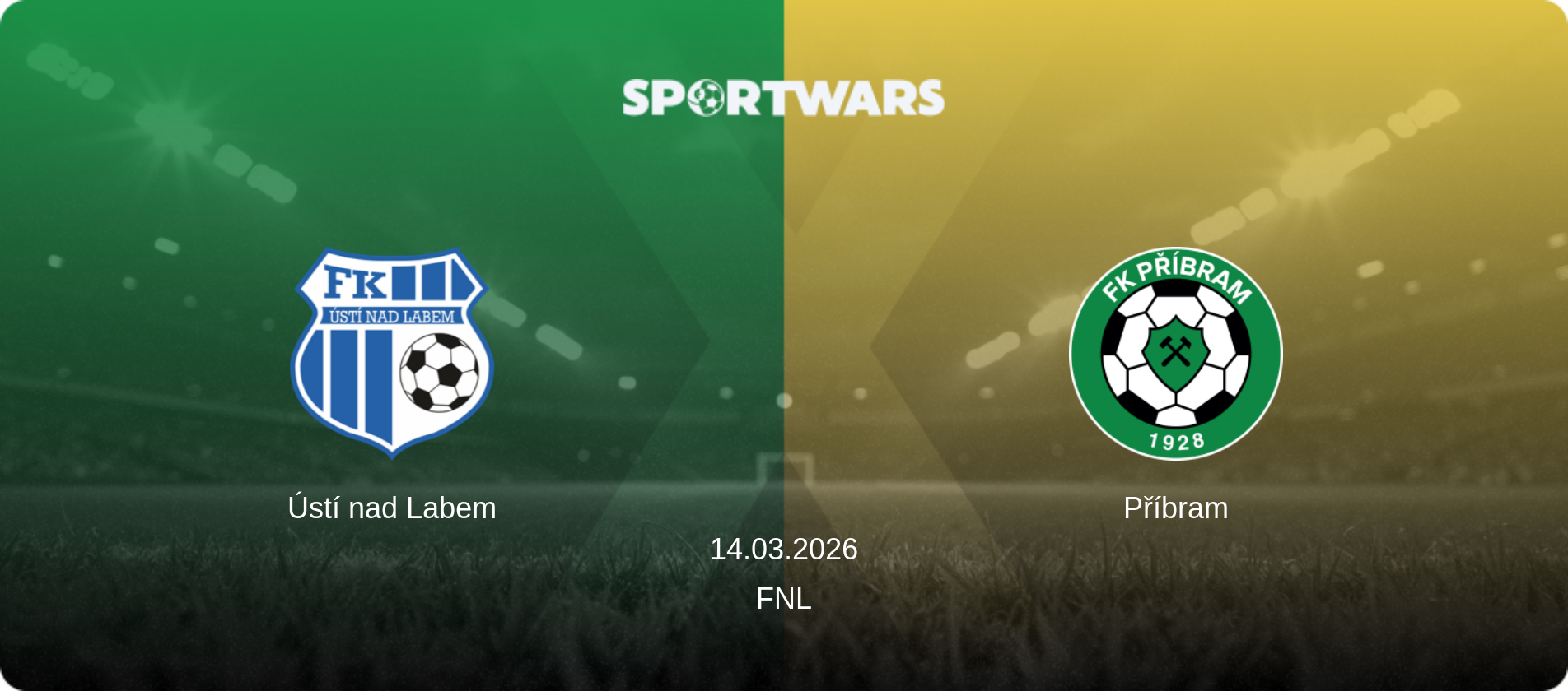 Ústí nad Labem — Příbram, 14.03.2026 — FNL (match preview)