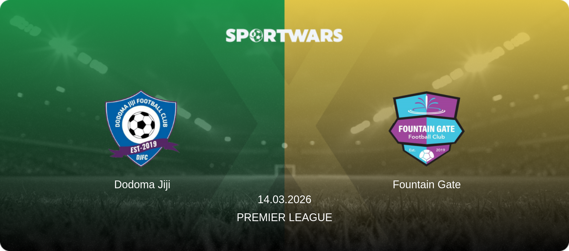 Dodoma Jiji — Fountain Gate, 14.03.2026 — Premier League (match preview)