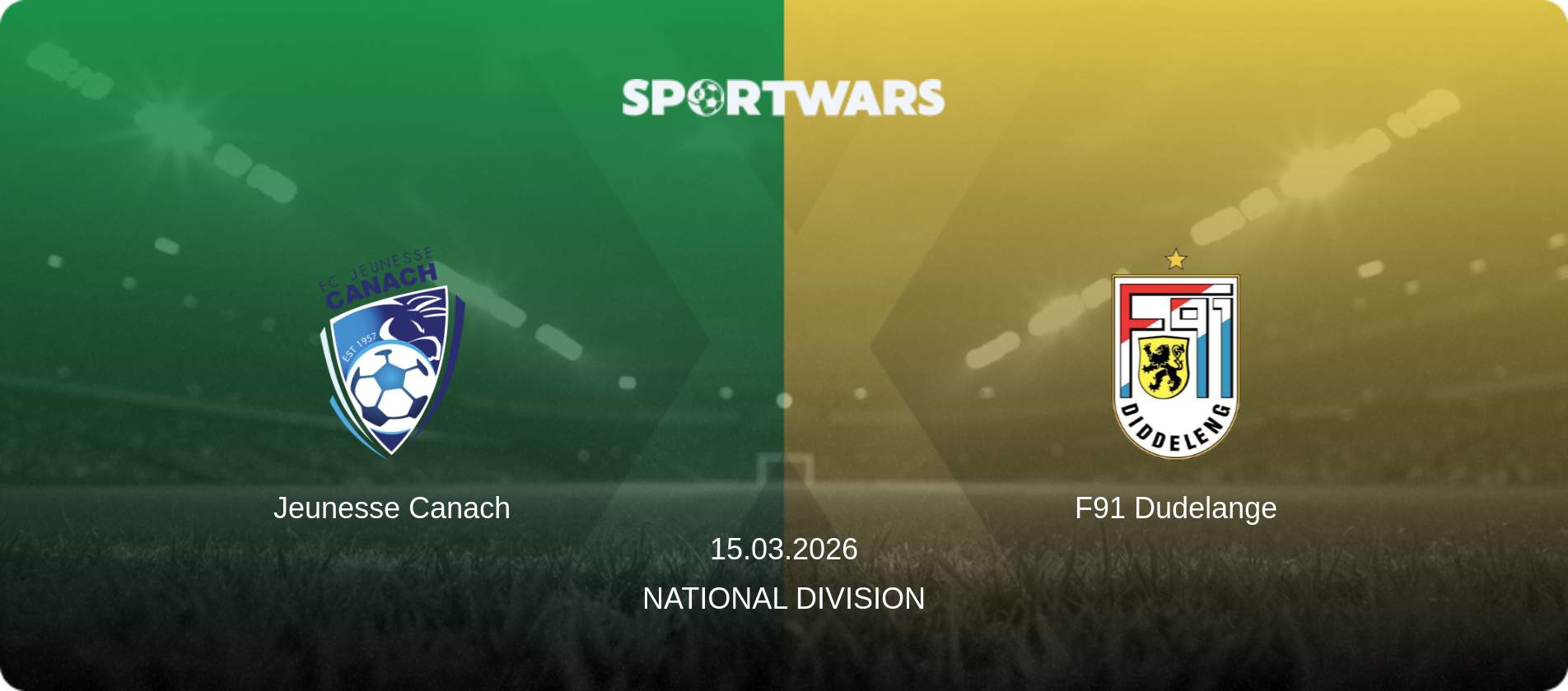 Jeunesse Canach — F91 Dudelange, 15.03.2026 — National Division (match preview)