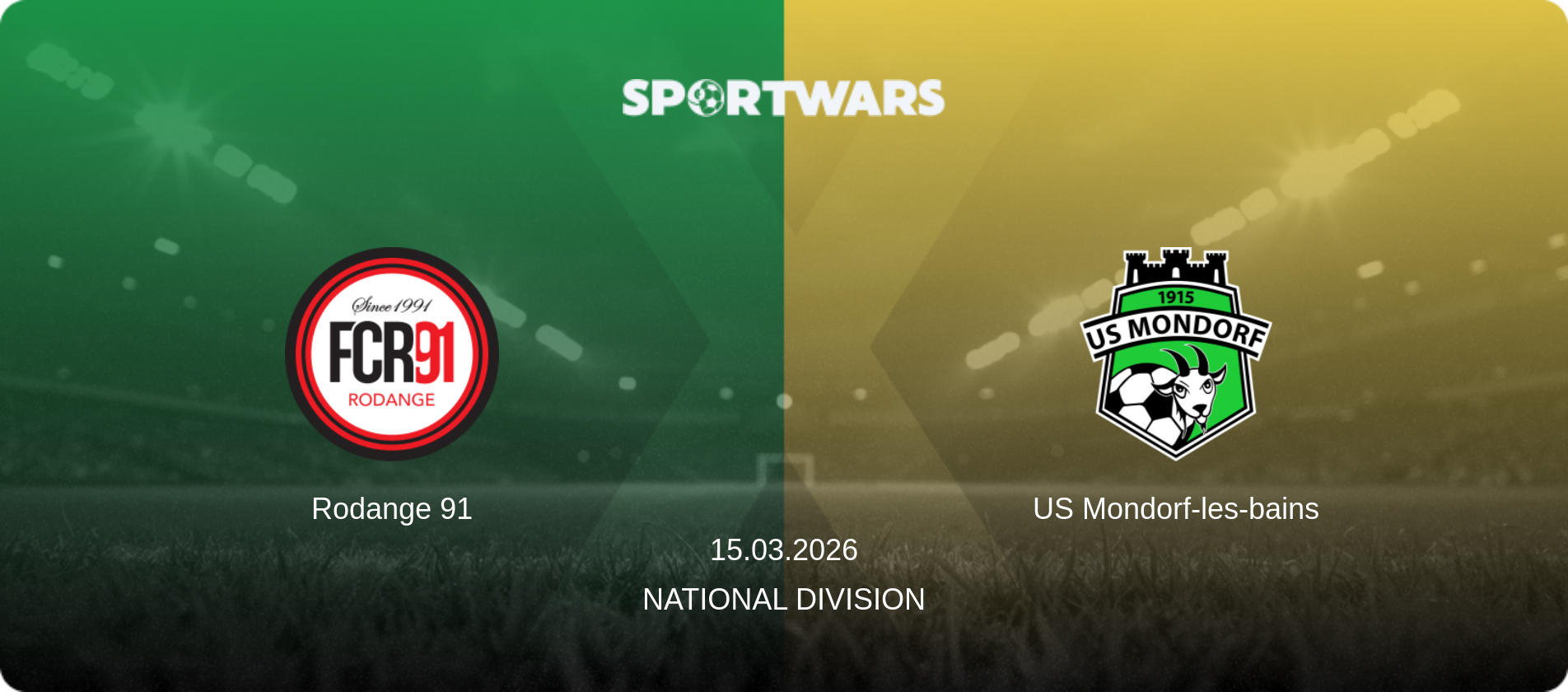 Rodange 91 — US Mondorf-les-bains, 15.03.2026 — National Division (match preview)