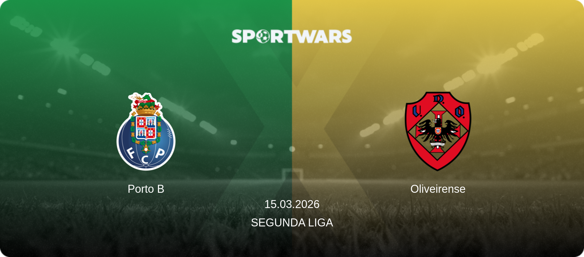 Porto B — Oliveirense, 15.03.2026 — Segunda Liga (match preview)