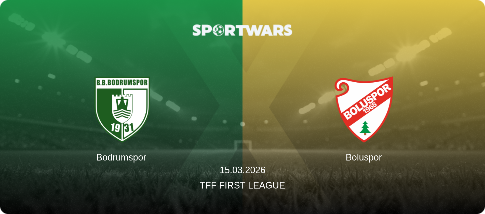 Bodrumspor — Boluspor, 15.03.2026 — TFF First League (match preview)