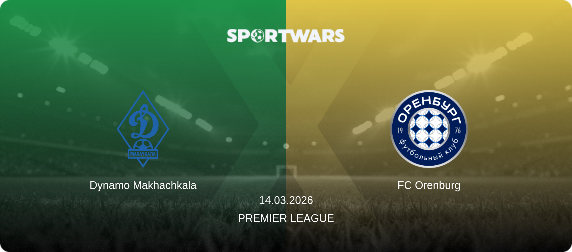 Dynamo Makhachkala — FC Orenburg, 14.03.2026 — Premier League (match preview)
