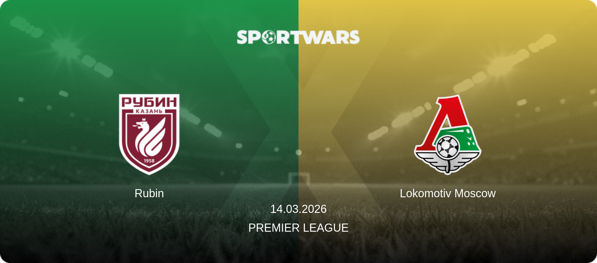 Rubin — Lokomotiv Moscow, 14.03.2026 — Premier League (match preview)