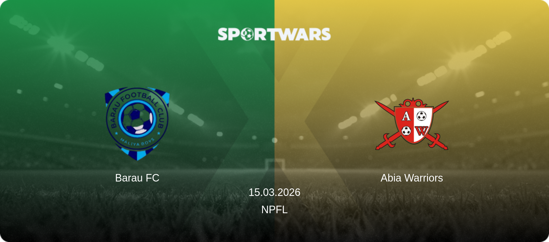 Barau FC — Abia Warriors, 15.03.2026 — NPFL (match preview)