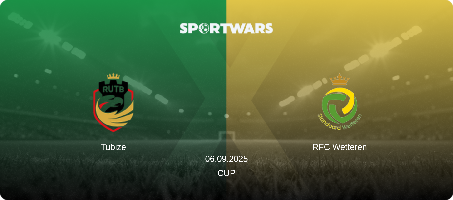 Tubize — RFC Wetteren, 06.09.2025 — Cup (match preview)