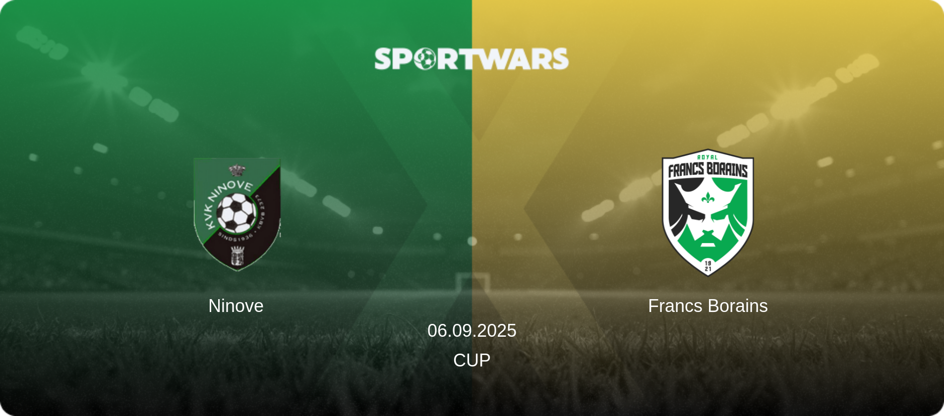 Ninove — Francs Borains, 06.09.2025 — Cup (match preview)