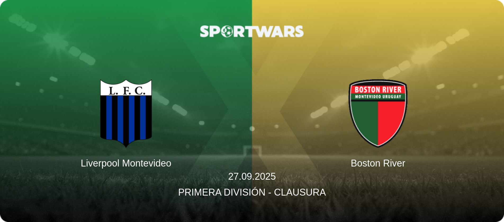 Liverpool Montevideo — Boston River, 27.09.2025 — Primera División - Clausura (match preview)