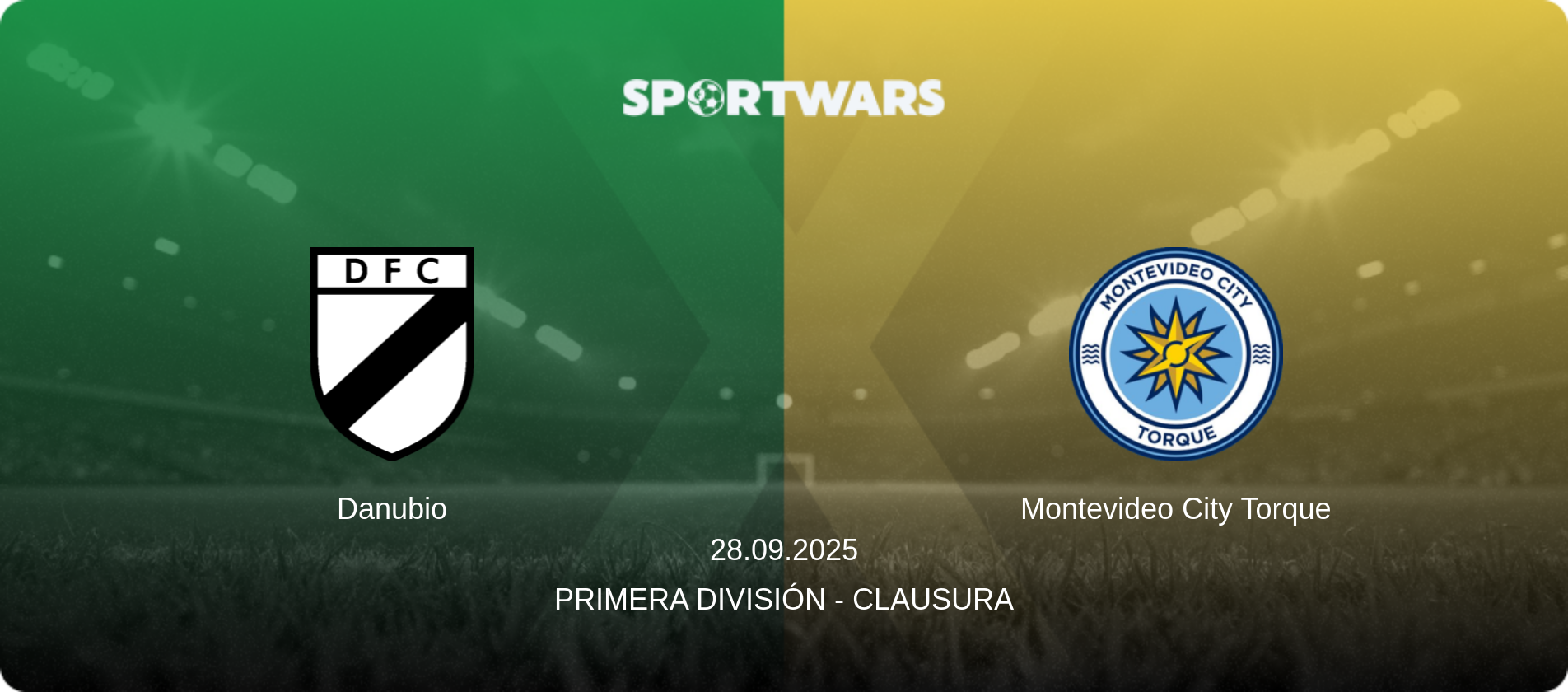 Danubio — Montevideo City Torque, 28.09.2025 — Primera División - Clausura (match preview)