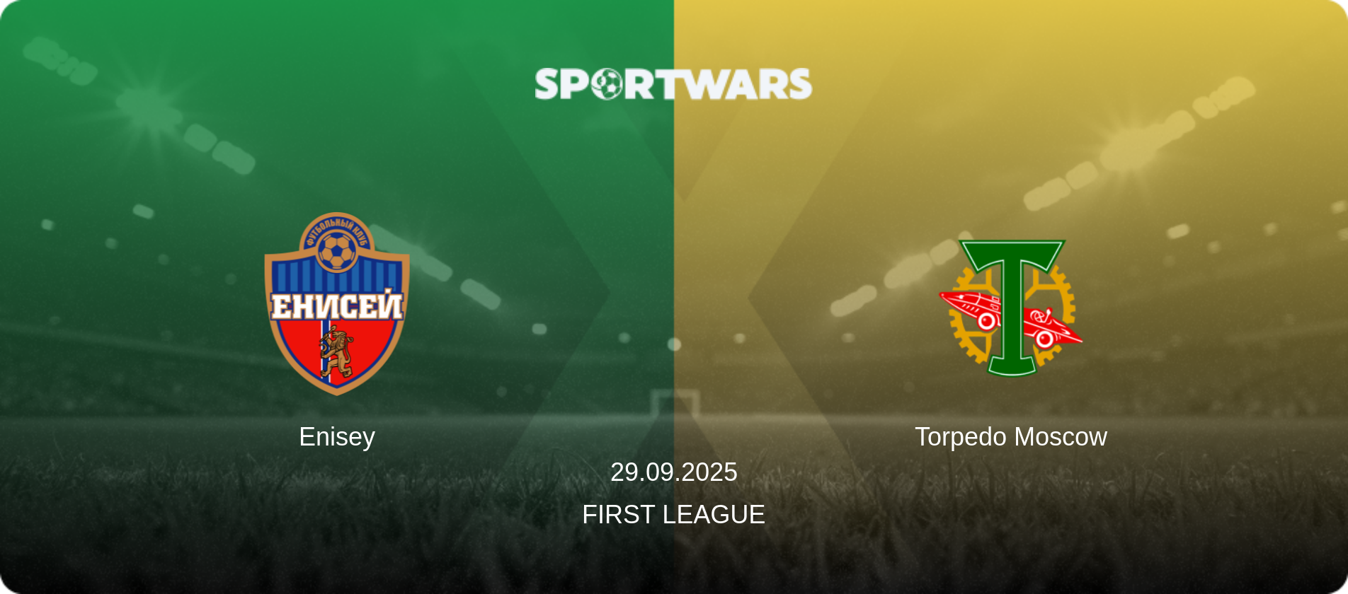 Enisey — Torpedo Moscow, 29.09.2025 — First League (match preview)