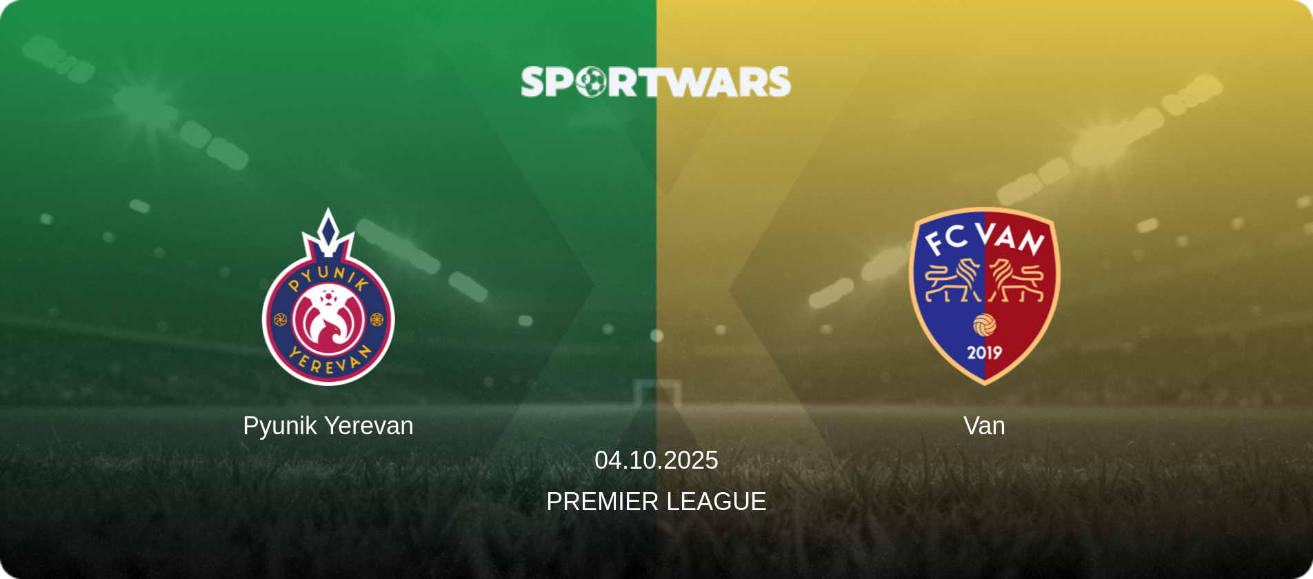 Pyunik Yerevan — Van, 04.10.2025 — Premier League (match preview)