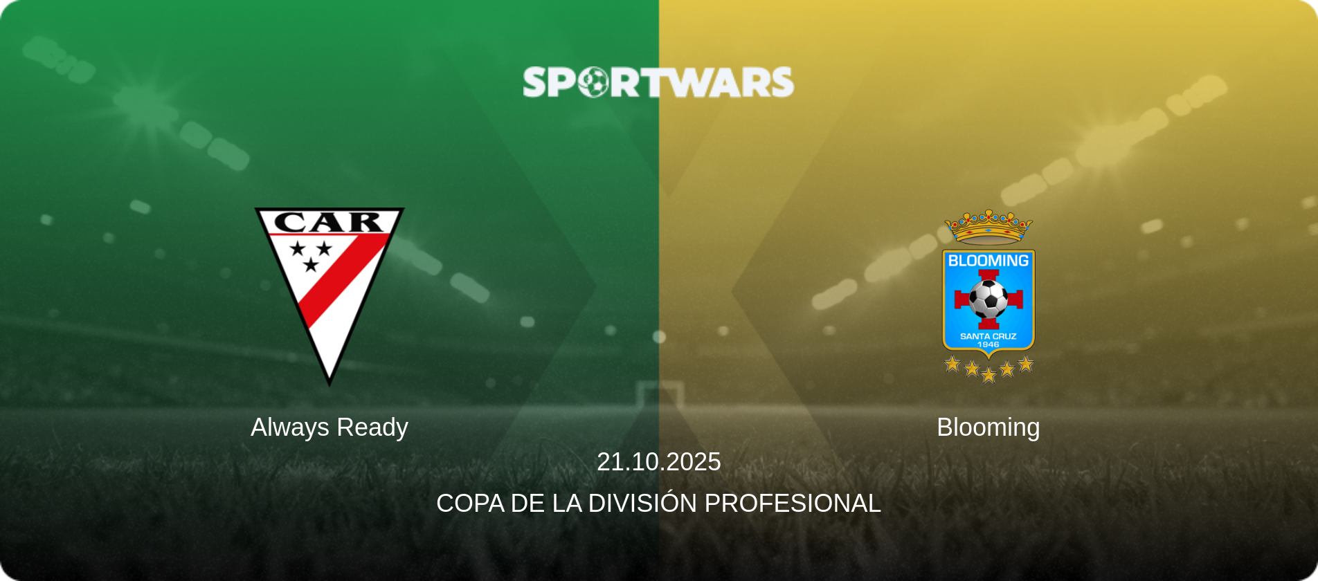 Always Ready — Blooming, 21.10.2025 — Copa de la División Profesional (match preview)