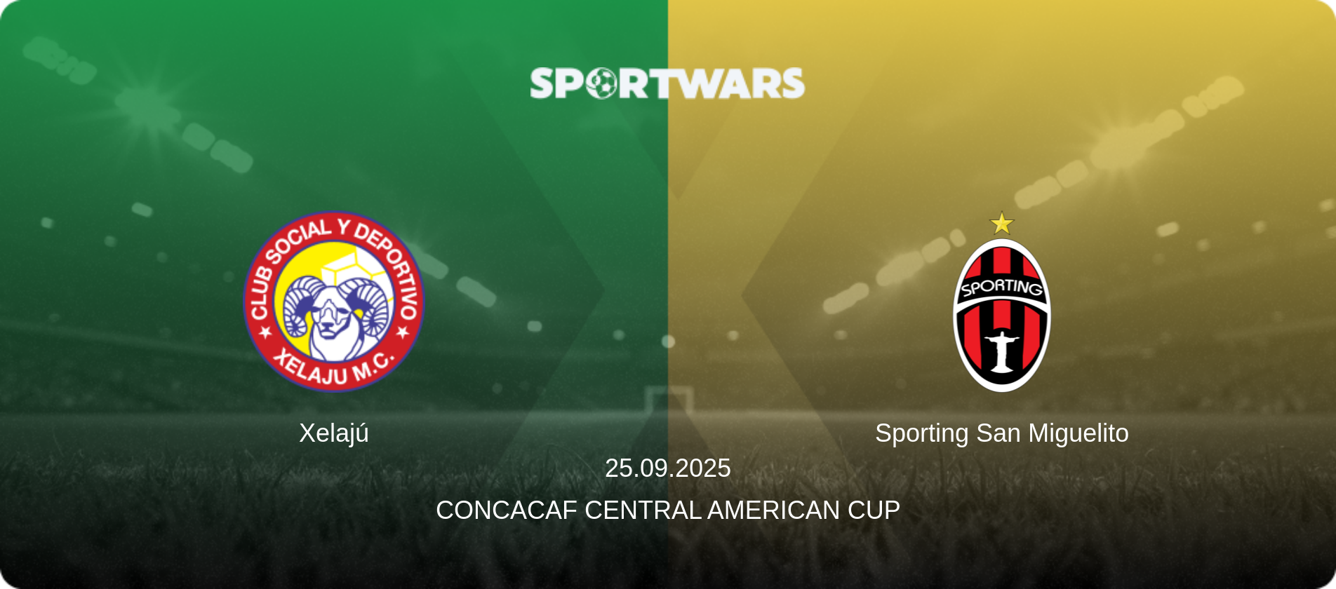 Xelajú — Sporting San Miguelito, 25.09.2025 — Concacaf Central American Cup (match preview)
