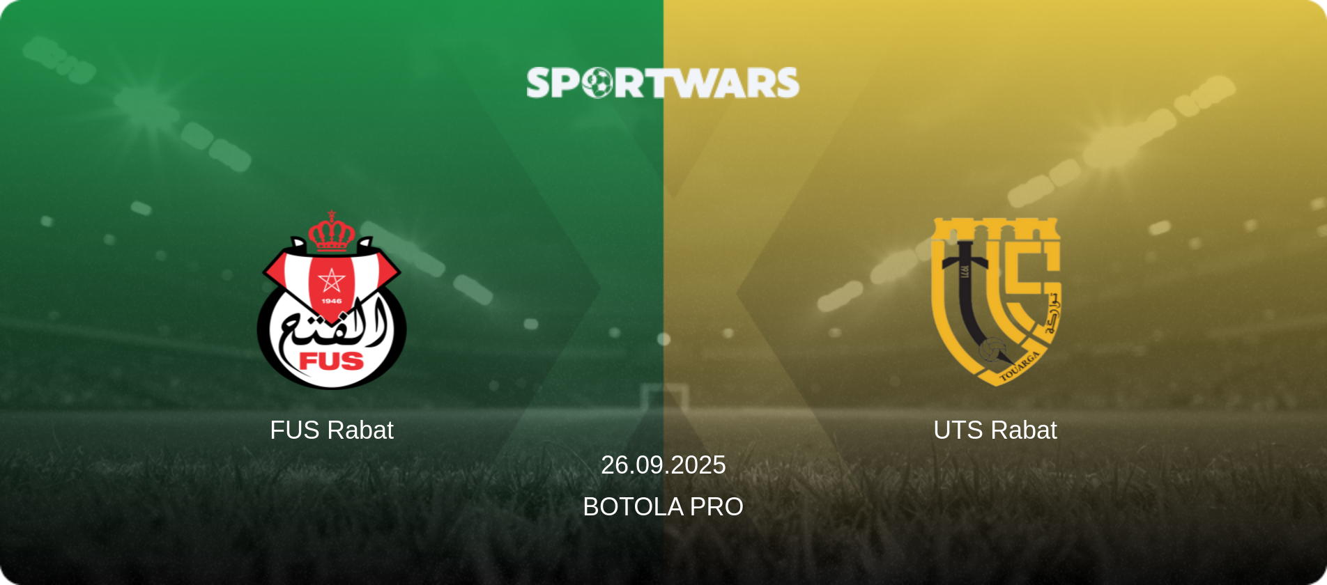 FUS Rabat — UTS Rabat, 26.09.2025 — Botola Pro (match preview)