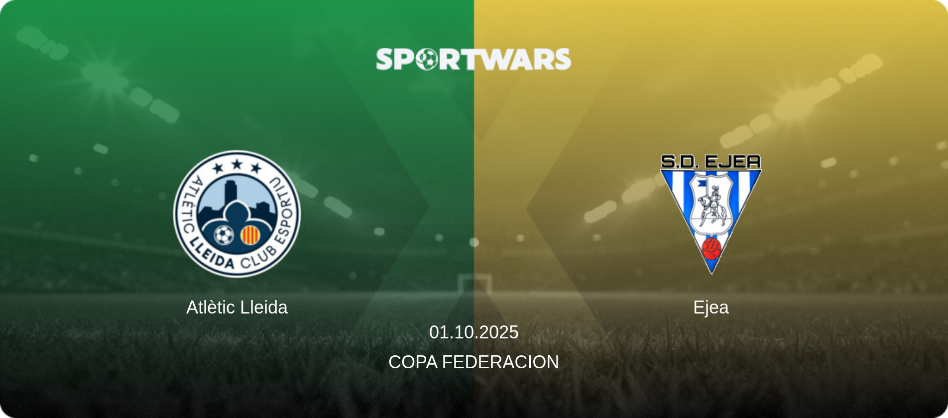 Atlètic Lleida — Ejea, 01.10.2025 — Copa Federacion (match preview)