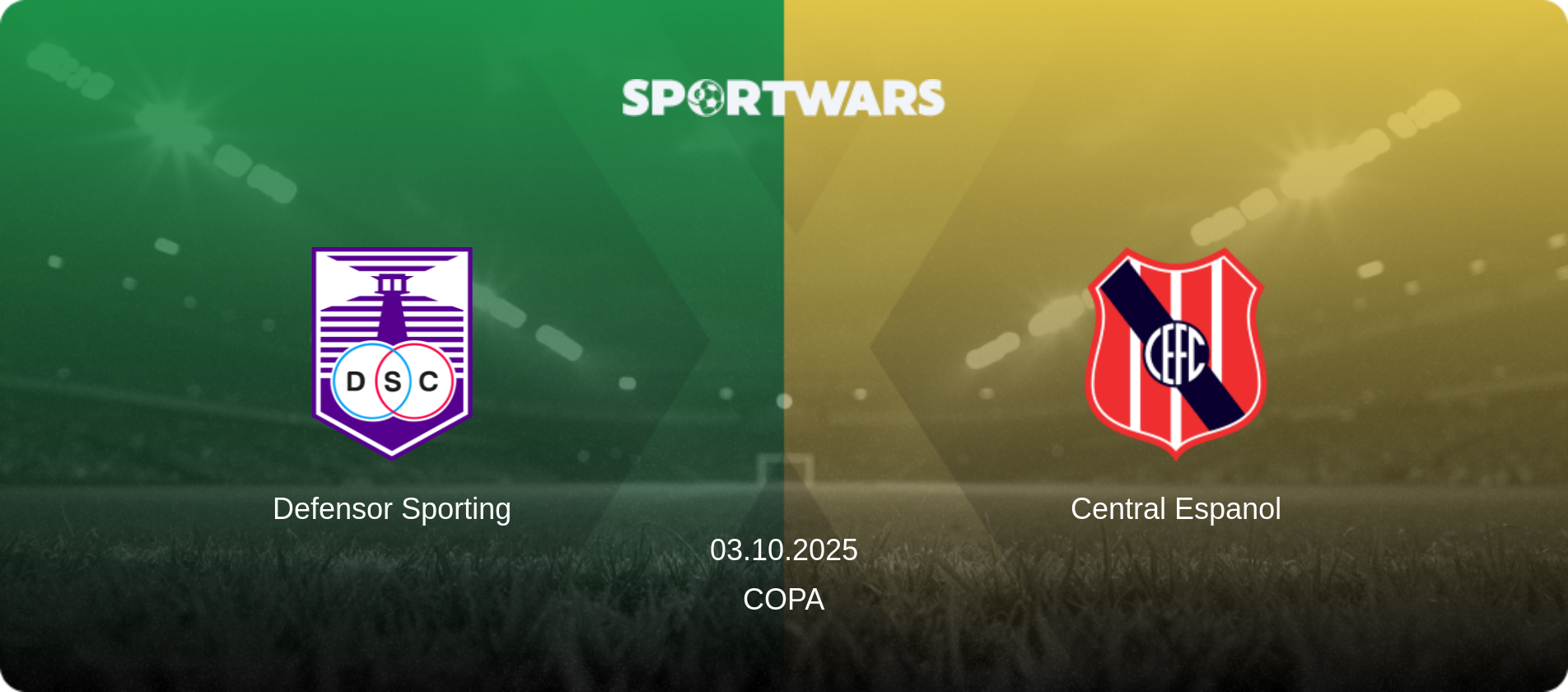 Defensor Sporting — Central Espanol, 03.10.2025 — Copa (match preview)