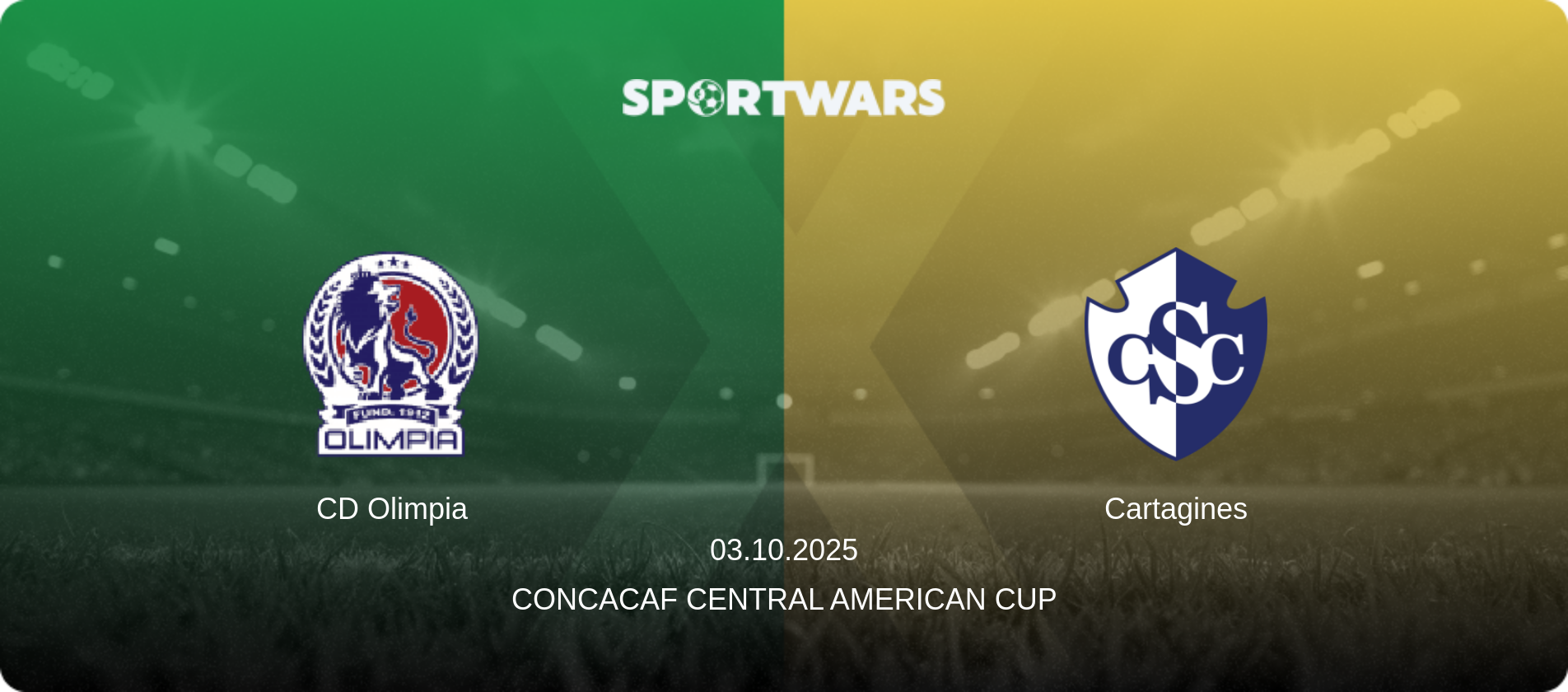 CD Olimpia — Cartagines, 03.10.2025 — Concacaf Central American Cup (match preview)