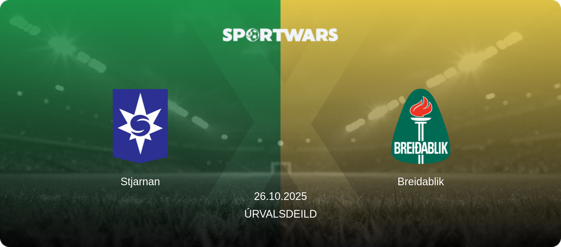 Stjarnan — Breidablik, 26.10.2025 — Úrvalsdeild (match preview)
