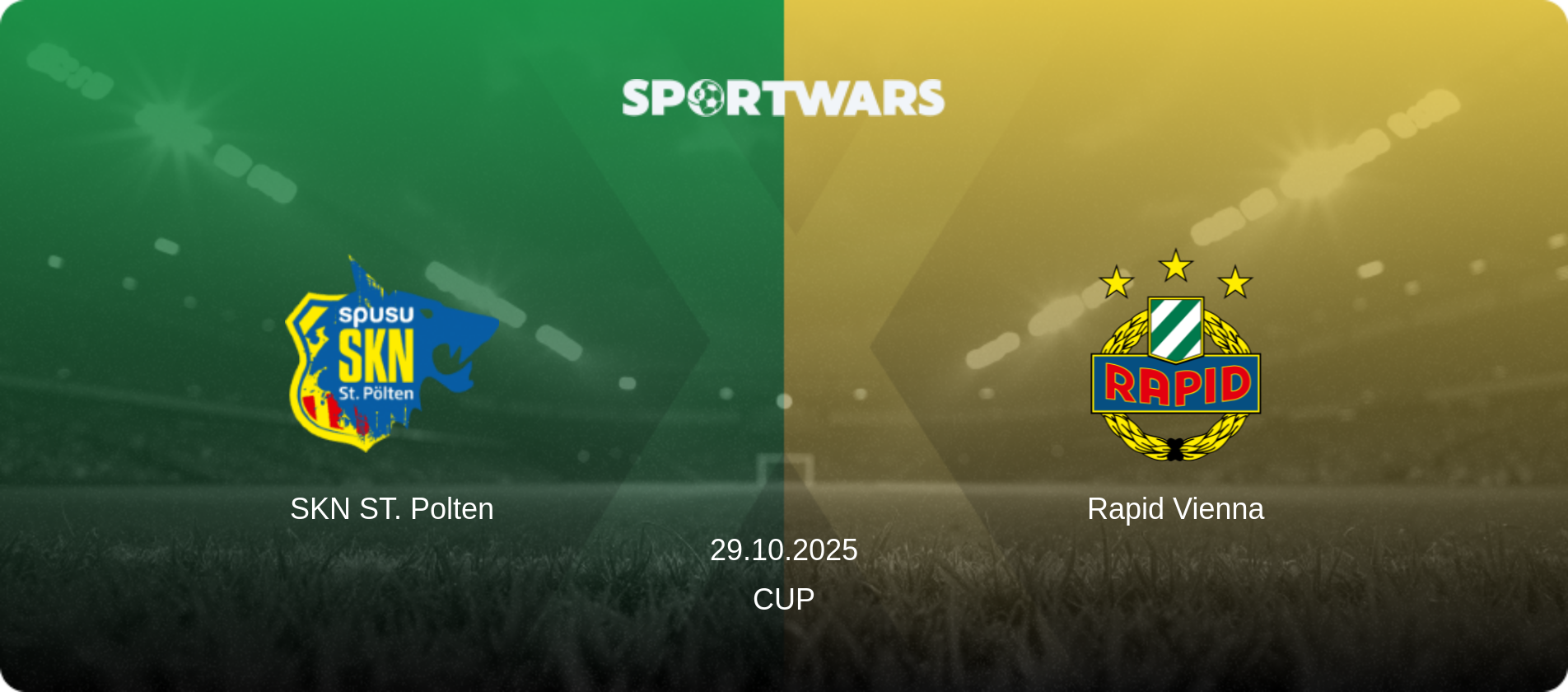 SKN ST. Polten — Rapid Vienna, 29.10.2025 — Cup (match preview)