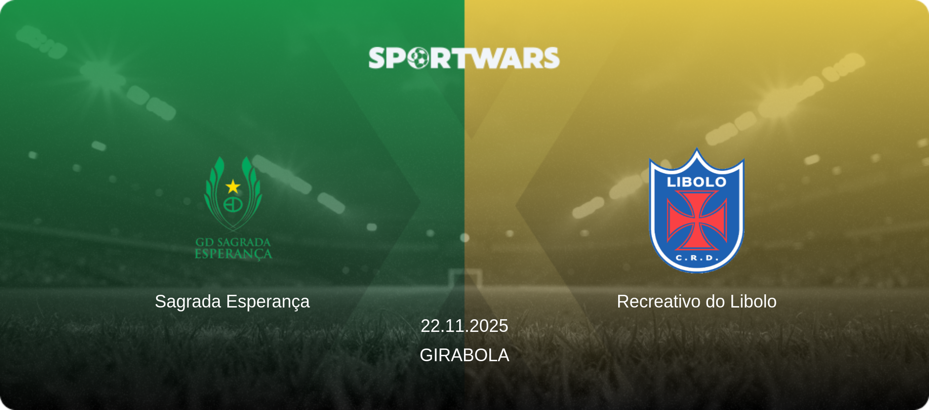 Sagrada Esperança — Recreativo do Libolo, 22.11.2025 — Girabola (match preview)